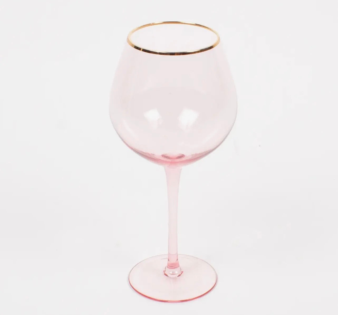 Light Pink Wine Glass