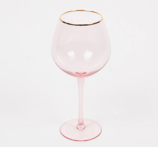 Light Pink Wine Glass
