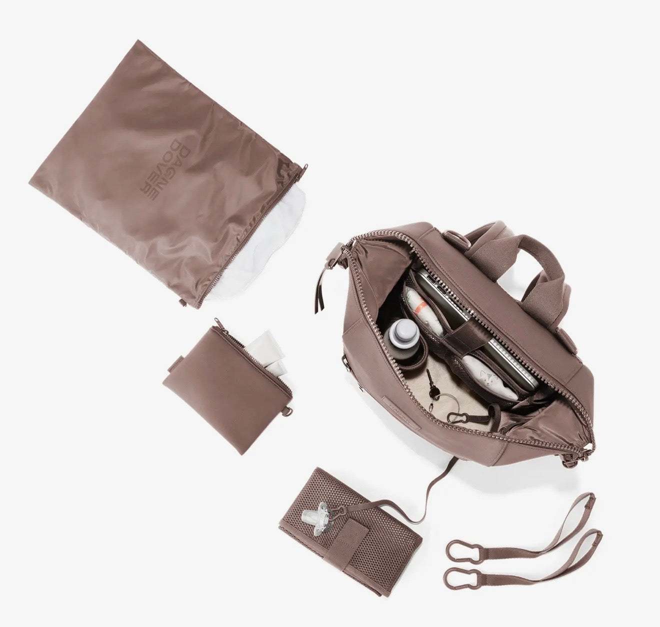Dagne Dover Indi Diaper Backpack in Dune, Medium