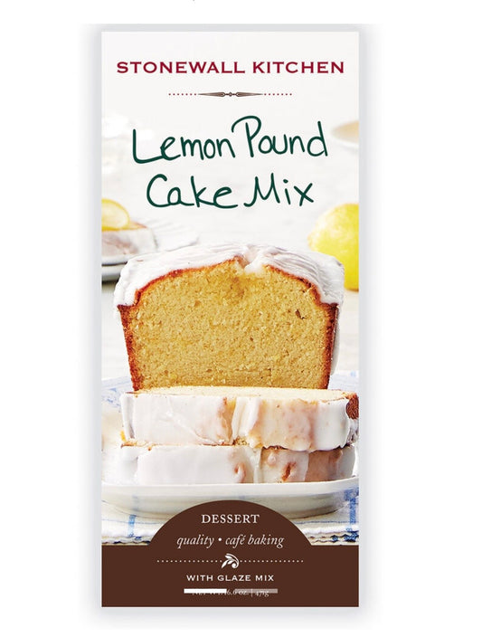 Stonewall Kitchen Lemon Pound Cake Mix with Glaze Mix