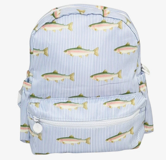 Nylon Backpack (Full Size)- Gone Fishin’