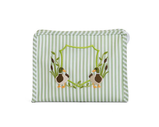 TRVL Roadie Medium Zip Pouch - Pimlico Duck Sage