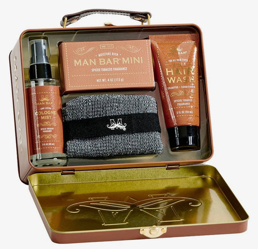 Man Bar Travel Kit Spiced Tobacco