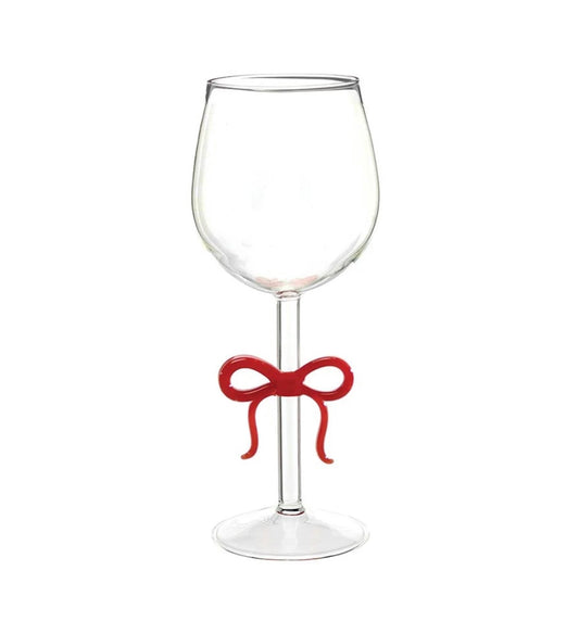 Santa Barbara Glass Bow Wine Red