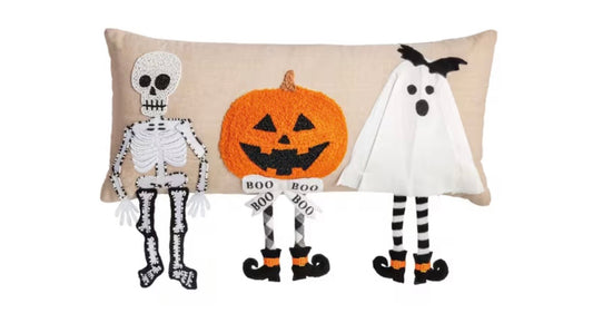 Mud Pie Halloween Dangle Leg Pillow