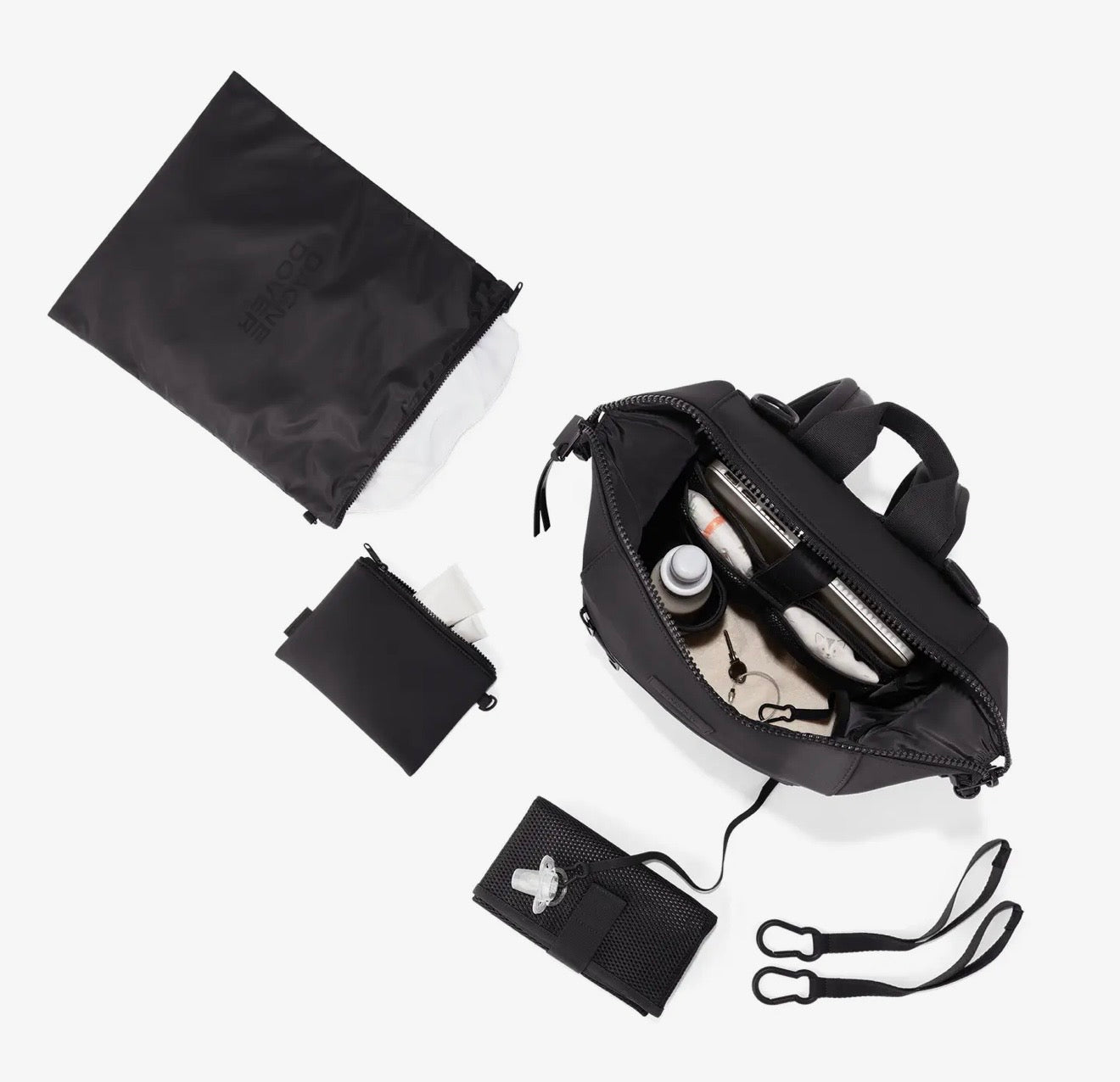 Dagne Dover Indi Diaper Backpack in Onyx, Medium