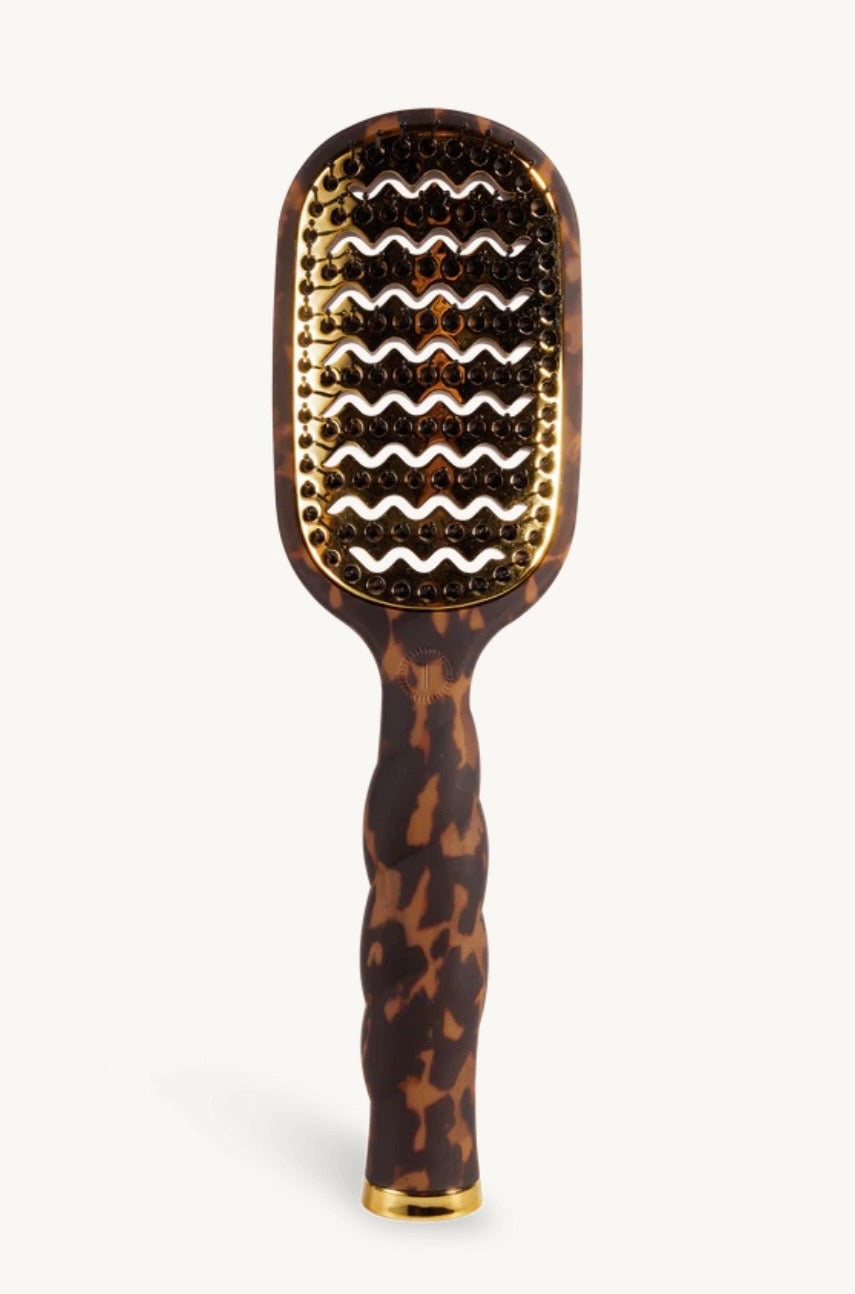 Teleties Vented Hair Brush Tortoise