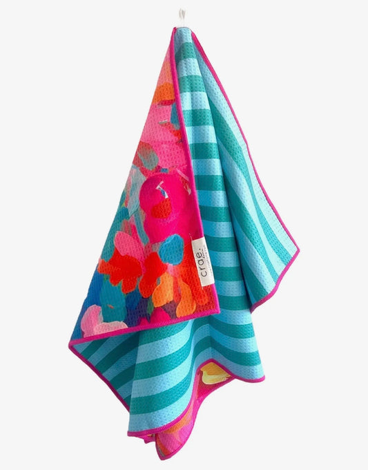 Crae Home Etching: Reversible Hand Towel Multi 19x29