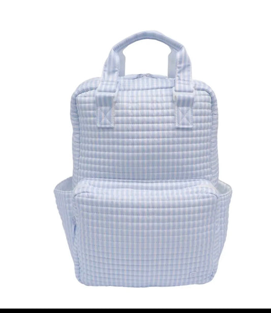 TRVL Quilted All You Need Bag - Pimlico Stripe Chamberry