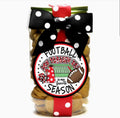 Oh Sugar Football Red & Black Pint Jars