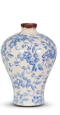 RAZ 8” Blue & White Vase