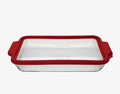 Fox Run Anchor Hocking Baking Dish w True Fit Cover, 3qt