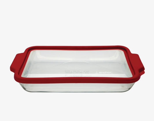 Fox Run Anchor Hocking Baking Dish w True Fit Cover, 3qt