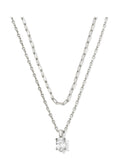 Kendra Scott Cailin Multi Strand Necklace: Silver