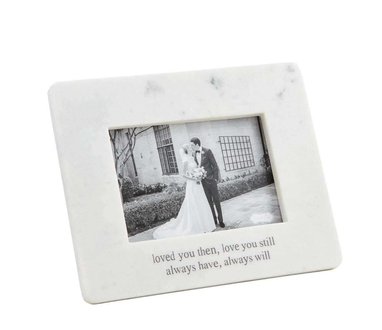 Mud Pie 5x7 Marble Loved You Frame