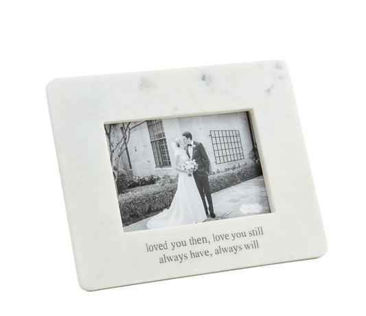 Mud Pie 5x7 Marble Loved You Frame