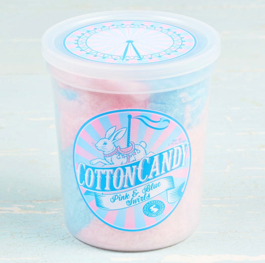 Pink & Blue Swirls Cotton Candy
