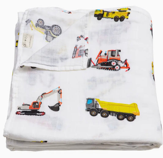 Ali+Oli Bamboo Muslin Swaddle Blanket