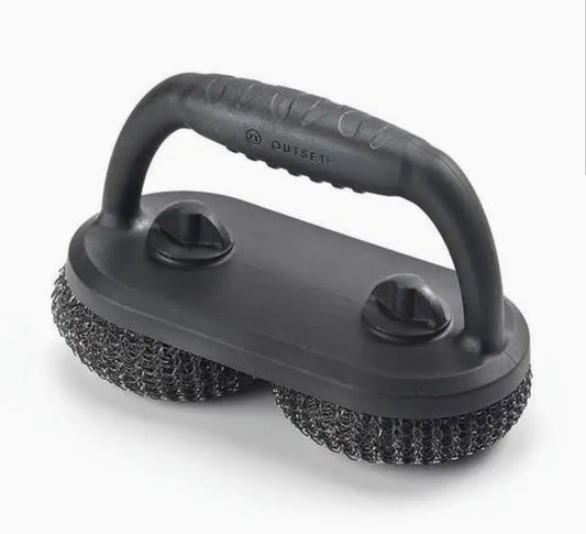 Fox Run Outset Mesh Scrubber Grill Brush 4”x7.5”x5”