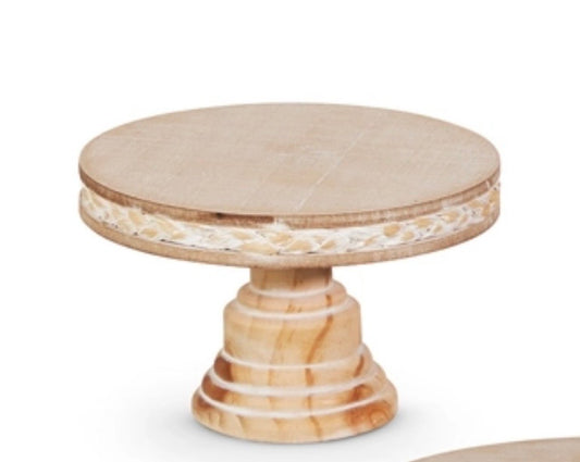 Raz Natural Distressed Pedestals - Small