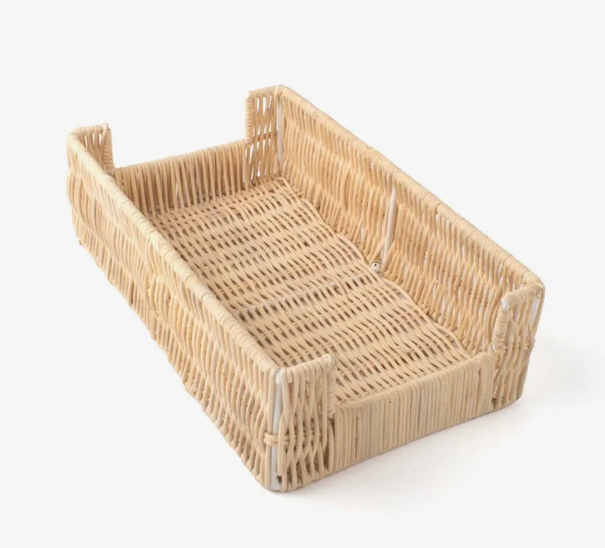 Natural Rattan Guest Towel Tray