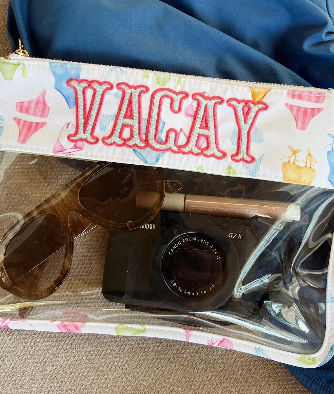 Vacay - Bikinis Clear Pouch