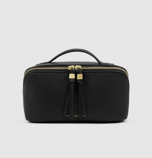Katie Loxton Soho Medium Makeup/Wash Bag - Black