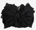 Rockin Royalty Black Ruffled Headband