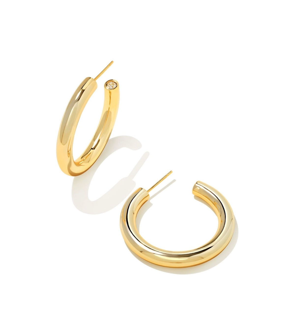 Kendra Scott Colette Hoop Earrings: Gold