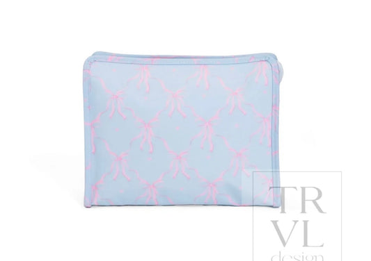 TRVL Design Roadie Large Zip Pouch - Eloise Bow