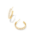Kendra Scott Cailin Crystal Huggie Earrings