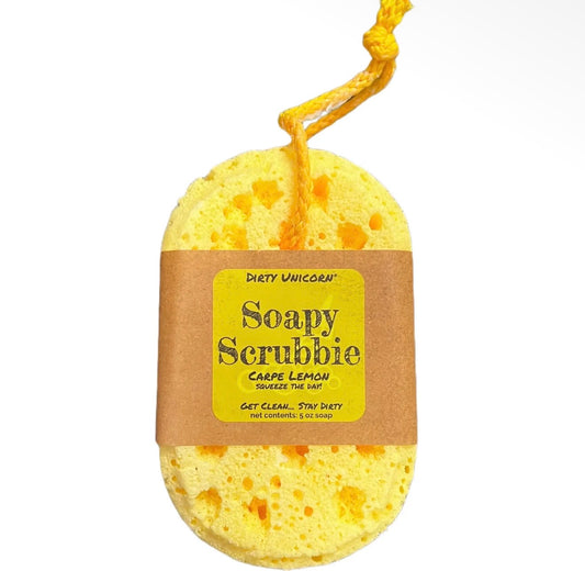 Dirty Unicorn Soapy Scrubbie - Carpe Lemon