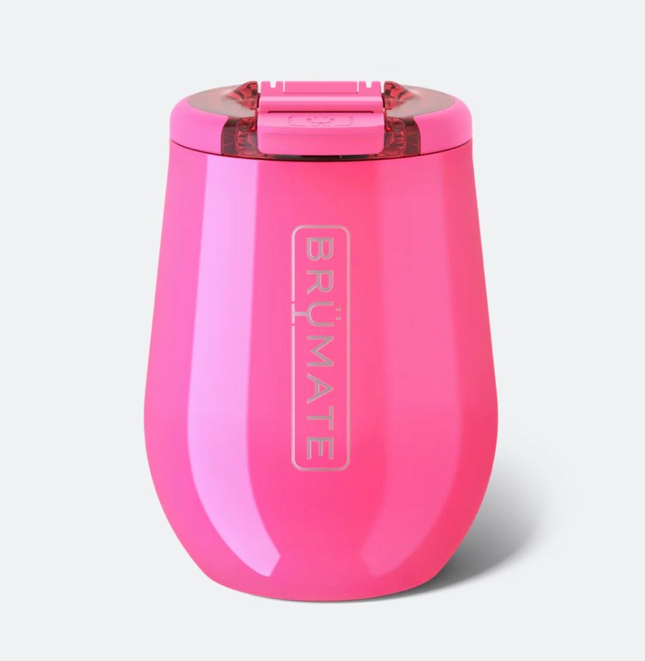 Brumate Uncork’d 14oz - Neon Pink
