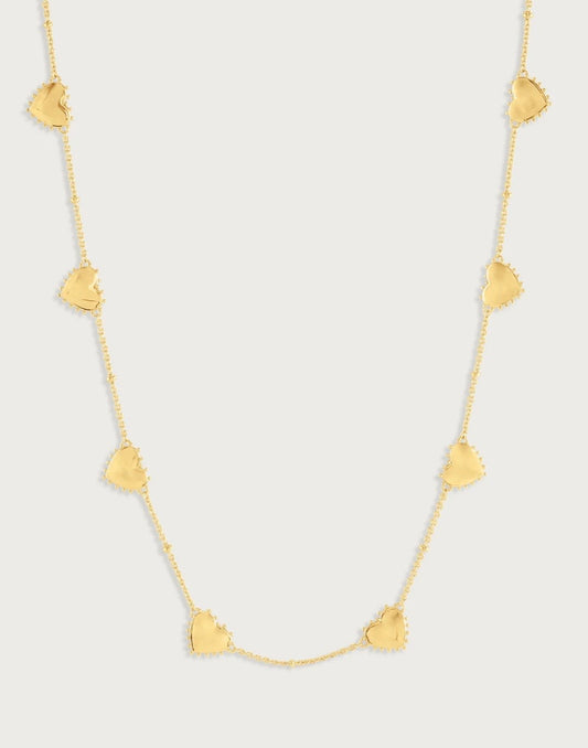 Anabel Aram - Heart Station Necklace