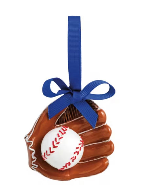 Mud Pie Baseball Hobby Ornament