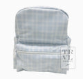 TRVL Design Mini Backer - Primlico Plaid Blue Backpack