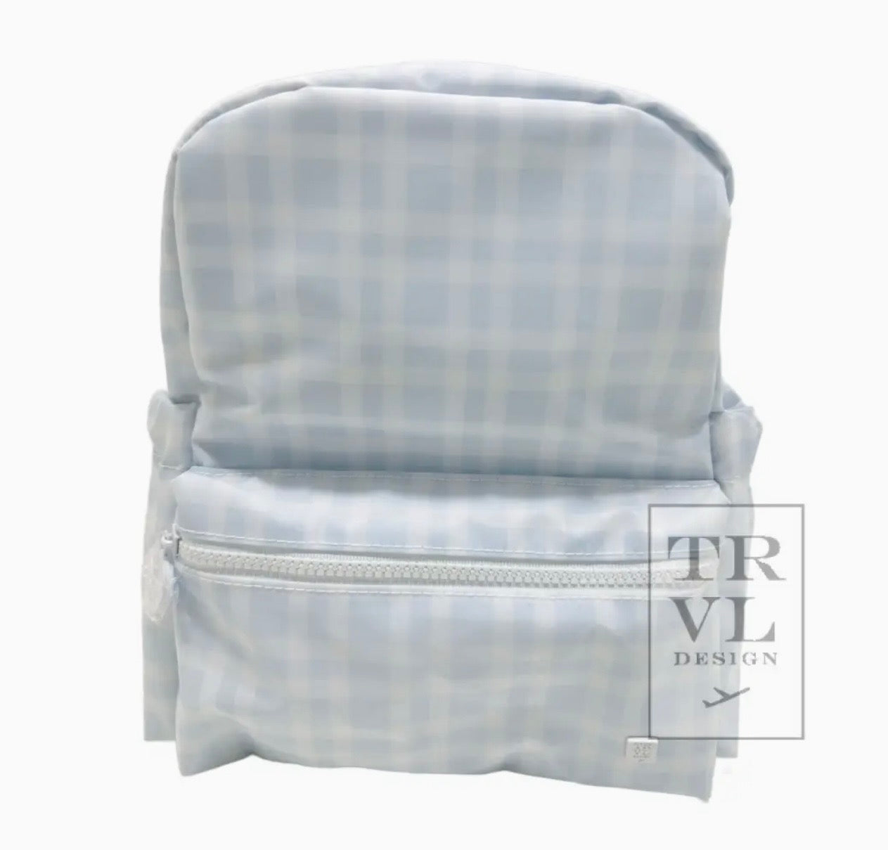 TRVL Design Mini Backer - Primlico Plaid Blue Backpack