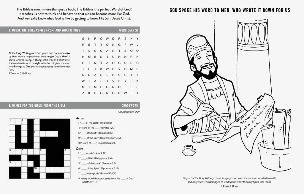 Know Your Bible Activity Book for Kids
