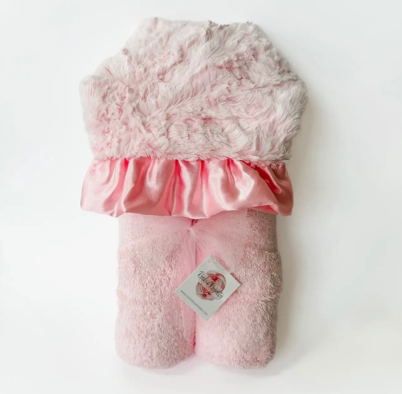 Rockin Royalty Girly Girl Plush Hooded Towel