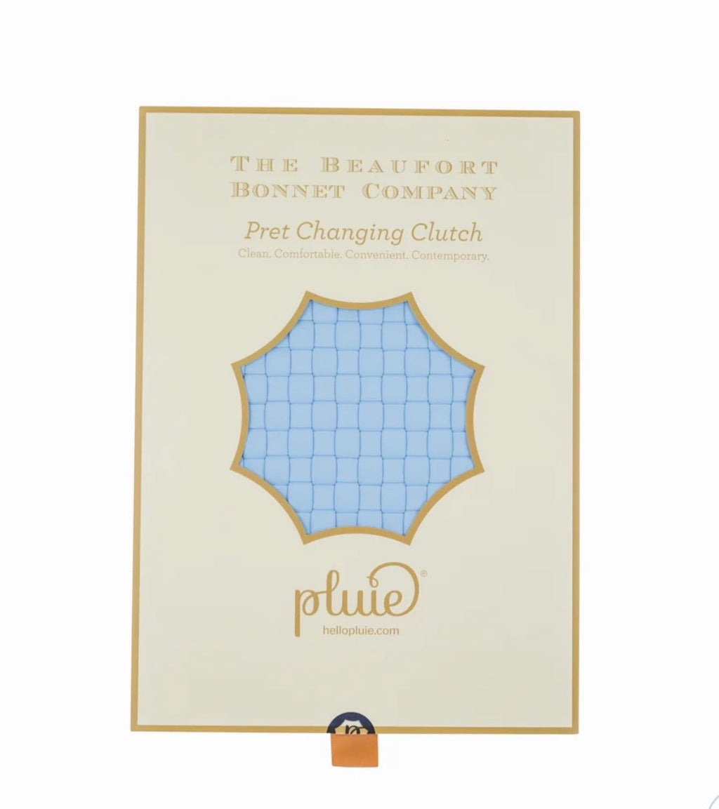 GooseWaddle Pret Changing Clutch : Buckhead Blue Gingham