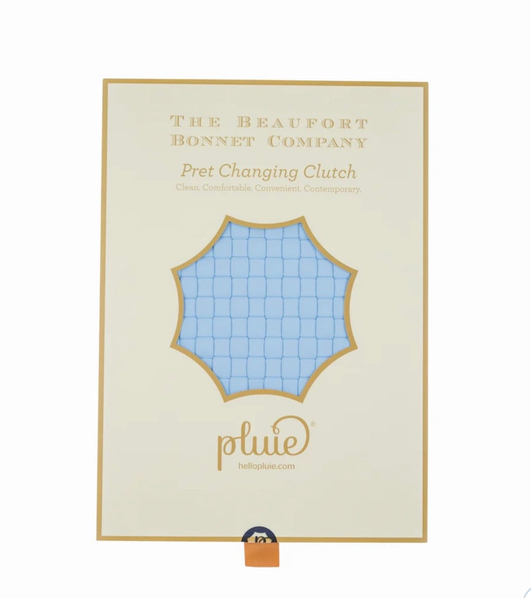 GooseWaddle Pret Changing Clutch : Buckhead Blue Gingham