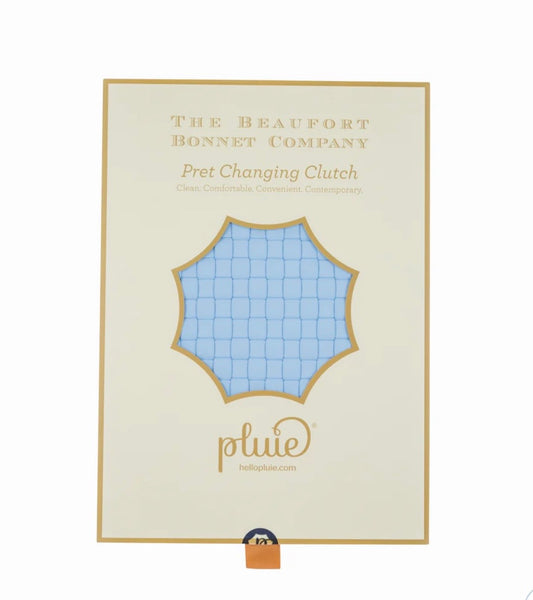 GooseWaddle Pret Changing Clutch : Buckhead Blue Gingham