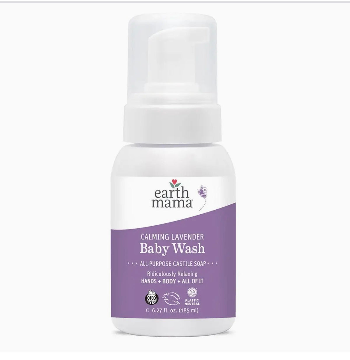 Earth Mama Calming Lavender Castile Baby Wash