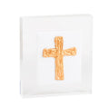 Mud Pie Small Acrylic Cross Plaque