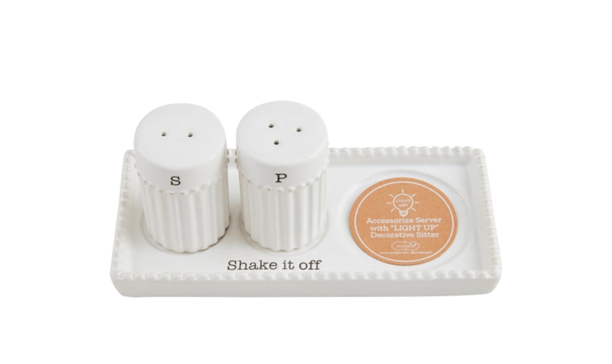 Mud Pie Salt and Pepper Accessory Holder