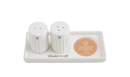 Mud Pie Salt and Pepper Accessory Holder