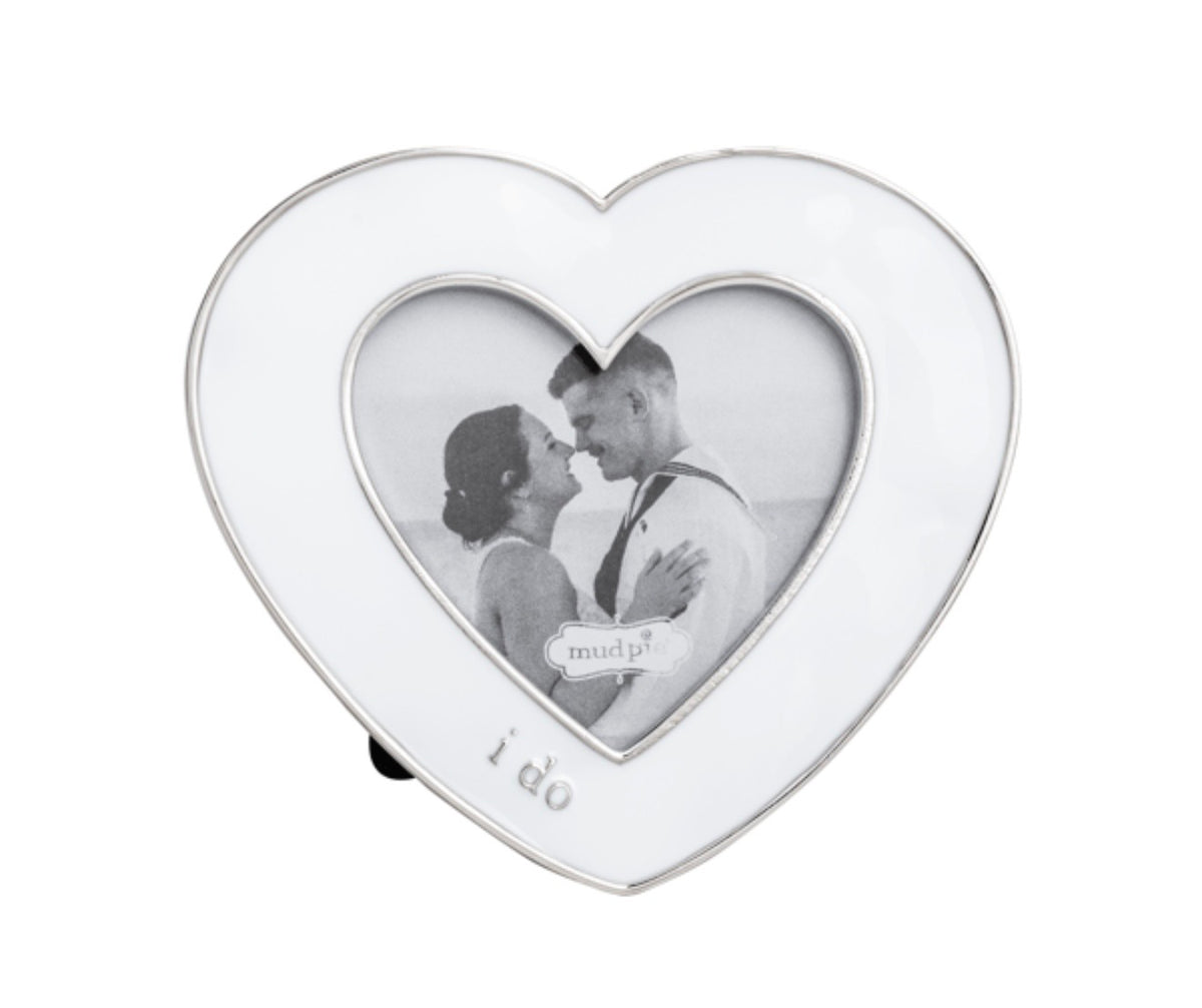Mud Pie I Do Mini Enamel Wedding Frame