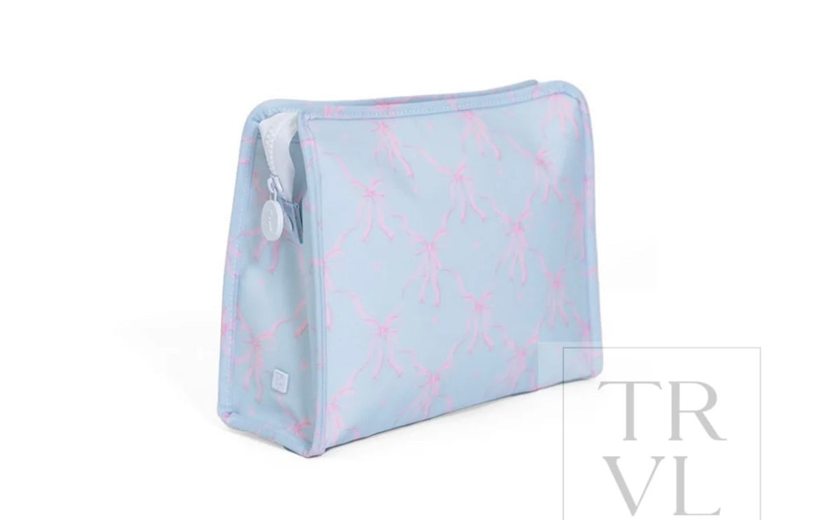TRVL Design Roadie Large Zip Pouch - Eloise Bow