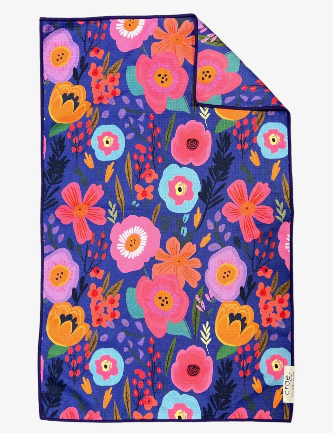 Care Home Violaceous: Double Sided Hand Towel 17x27