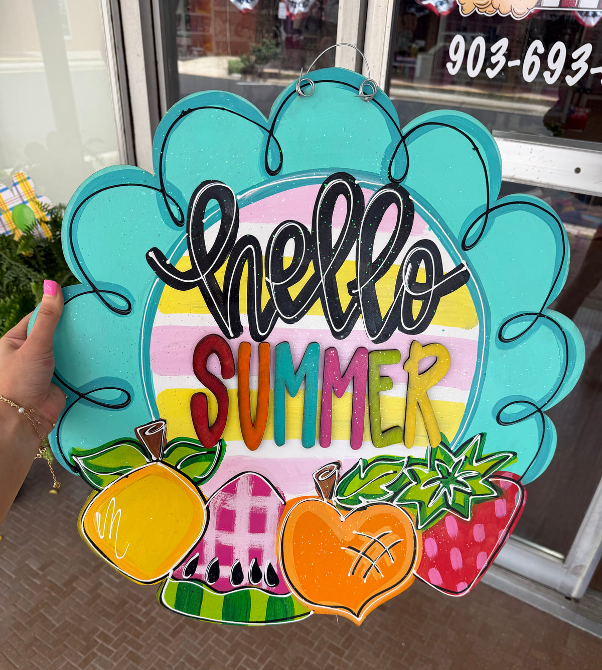 Hello Summer Door Hanger
